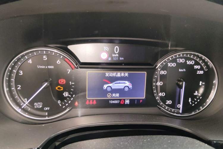 Used Cadillac XT5 2020 Revised Version 28T Four-Wheel Drive Luxury Edition Instrument Cluster