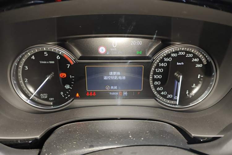 Used Cadillac XT5 2020 28T Four-Wheel Drive Luxury Version Instrument Cluster