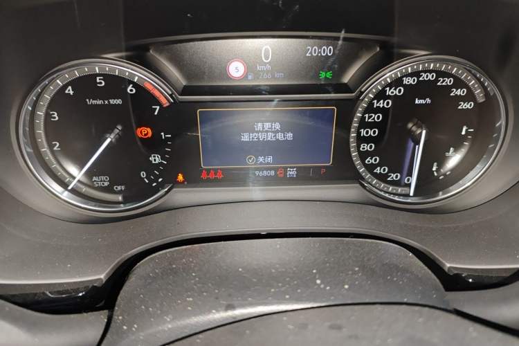 Used Cadillac XT5 2020 28T Four-Wheel Drive Luxury Version Odometer Close Up