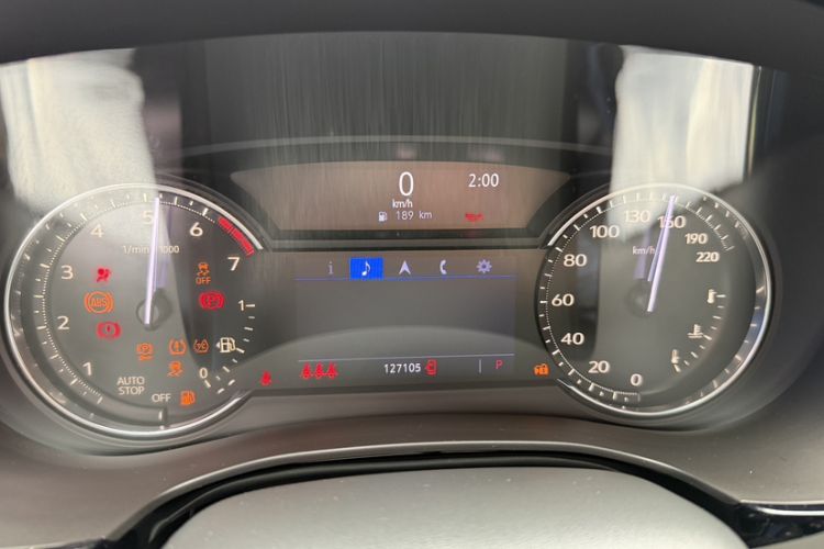Used Cadillac XT5 2020 Revised Version 28T Luxury Edition Odometer Close Up