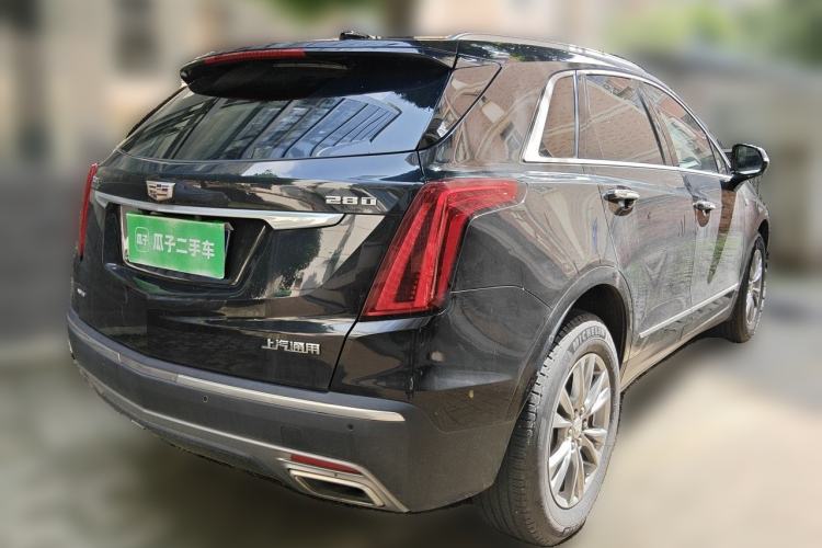 Used Cadillac XT5 2020 28T Four-Wheel Drive Luxury Version Rear Right 45 Deg