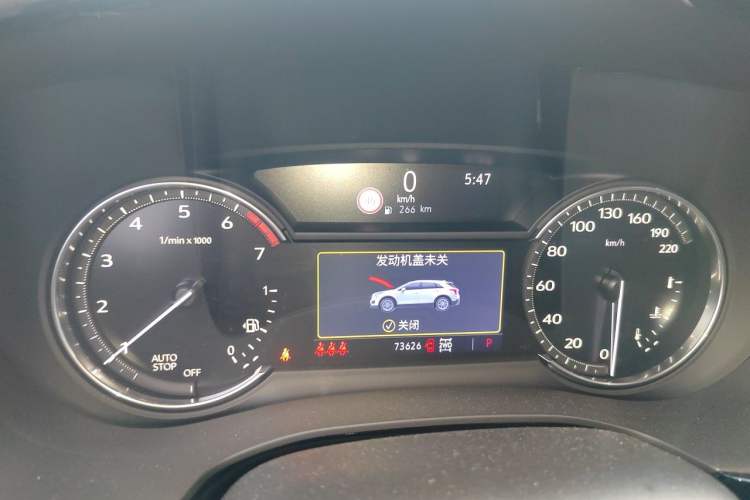 Used Cadillac XT5 2020 Revised Version 28T Four-Wheel Drive Luxury Edition Instrument Cluster