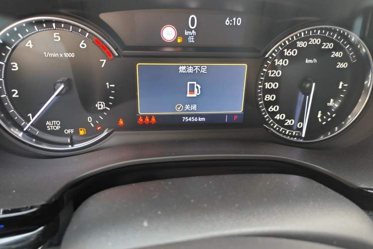 Used Cadillac XT5 2020 Revised Version 28T Luxury Edition Odometer Close Up