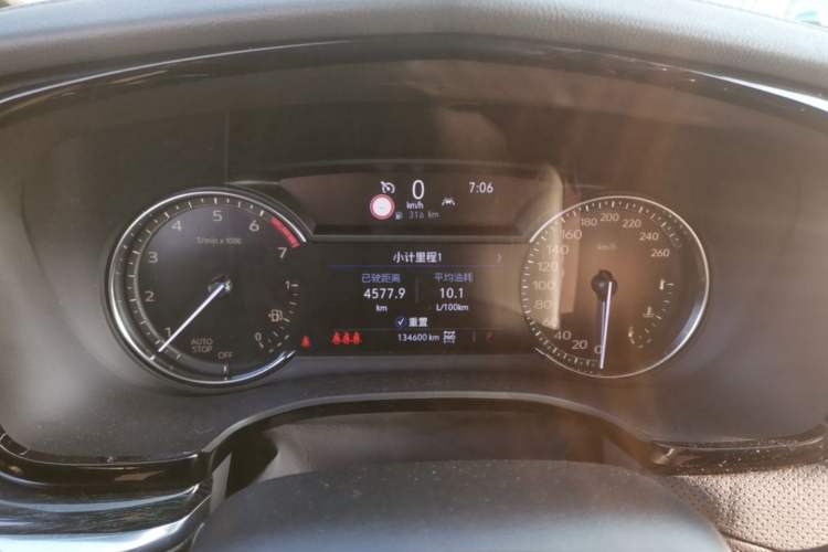 Used Cadillac XT5 2020 28T Four-Wheel Drive Luxury Version Instrument Cluster
