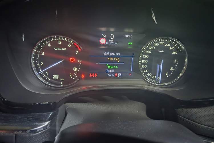 Used Cadillac XT5 2020 28T Four-Wheel Drive Luxury Version Instrument Cluster