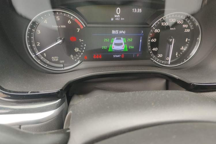 Used Cadillac XT5 2020 Revised Version 28T Luxury Edition Odometer Close Up