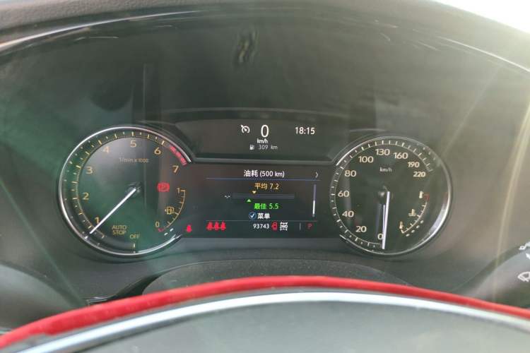 Used Cadillac XT5 2021 28T Four-Wheel Drive Luxury Version Instrument Cluster