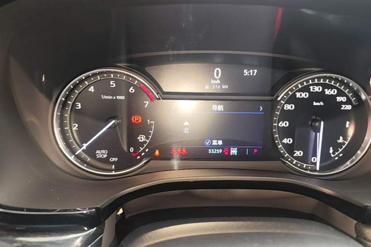 Used Cadillac XT5 2021 2.0T Four-Wheel Drive Luxury Version Instrument Cluster