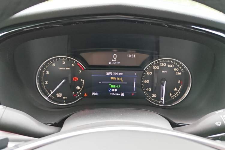 Used Cadillac XT5 2021 28T Four-Wheel Drive Tech Version Instrument Cluster