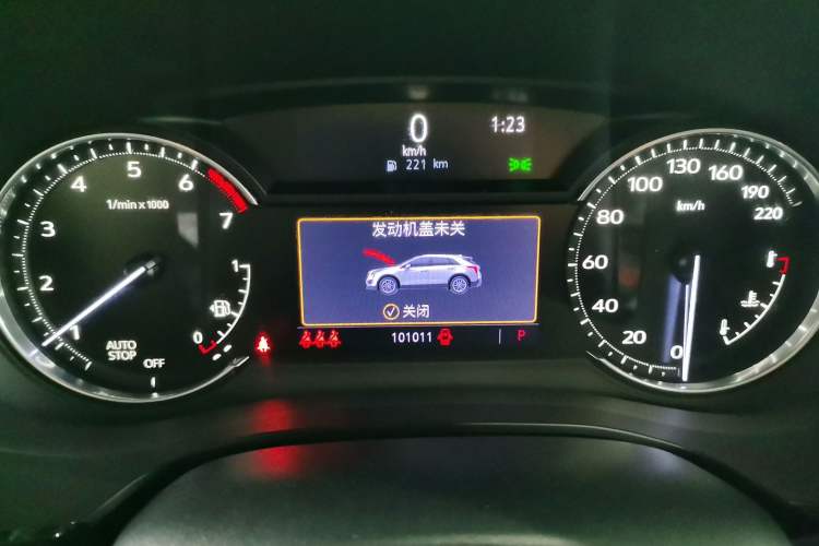 Used Cadillac XT5 2021 2.0T Two-Wheel Drive Luxury Version Instrument Cluster