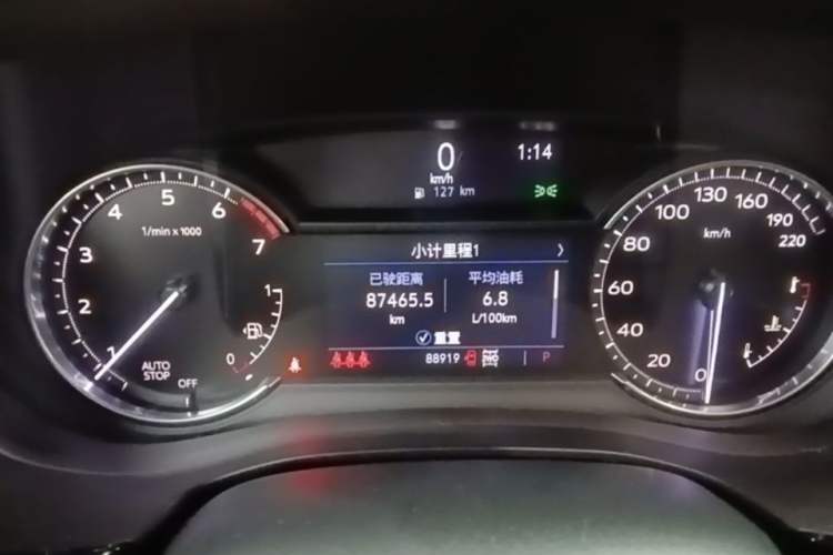 Used Cadillac XT5 2021 2.0T Four-Wheel Drive Luxury Version Instrument Cluster