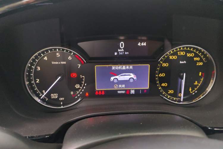 Used Cadillac XT5 2021 28T Four-Wheel Drive Tech Version Instrument Cluster
