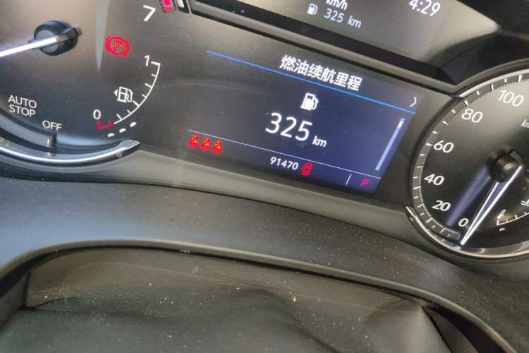 Used Cadillac XT5 2021 2.0T Two-Wheel Drive Luxury Version Odometer Close Up