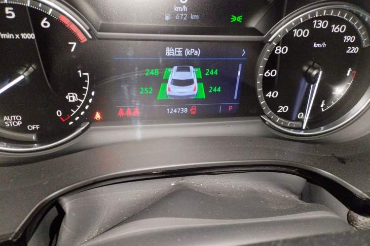 Used Cadillac XT5 2021 2.0T Two-Wheel Drive Luxury Version Odometer Close Up