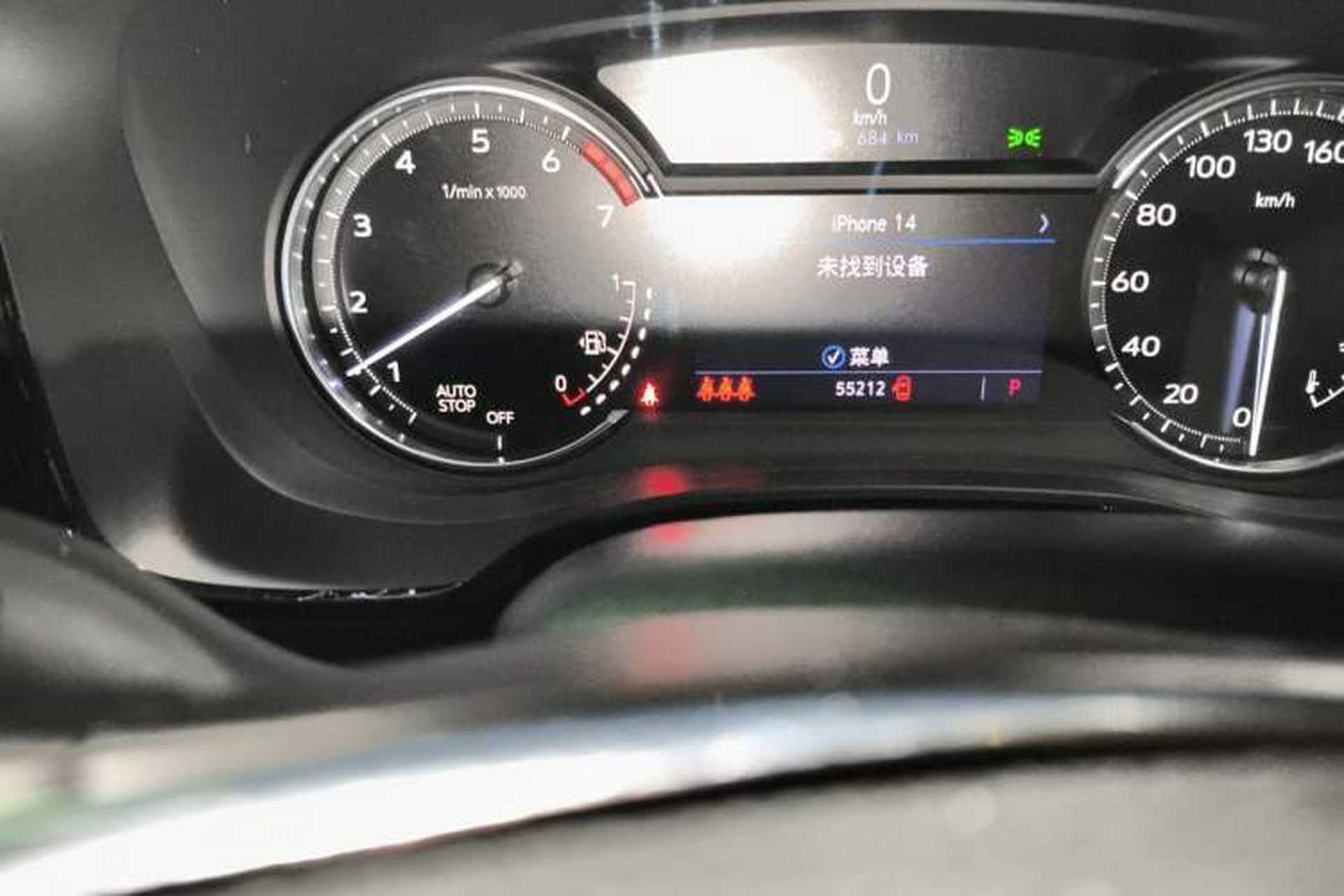 Used Cadillac XT5 2021 2.0T Two-Wheel Drive Luxury Version Odometer Close Up