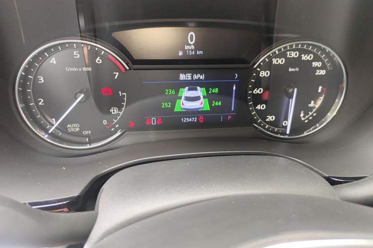 Used Cadillac XT5 2021 2.0T Two-Wheel Drive Luxury Version Odometer Close Up