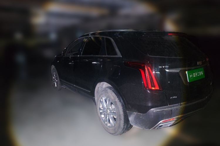 Used Cadillac XT5 2021 2.0T Four-Wheel Drive Luxury Version Rear Left 45 Deg