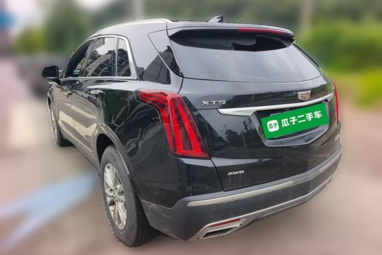 Used Cadillac XT5 2021 28T Four-Wheel Drive Luxury Version Rear Left 45 Deg