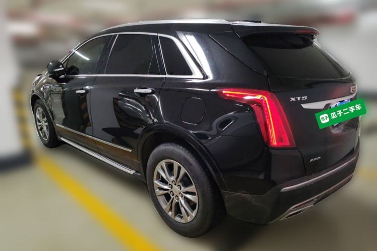 Used Cadillac XT5 2021 2.0T Four-Wheel Drive Luxury Version Rear Left 45 Deg