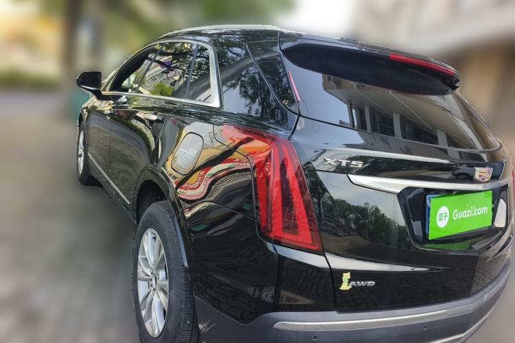 Used Cadillac XT5 2021 2.0T Four-Wheel Drive Luxury Version Rear Left 45 Deg