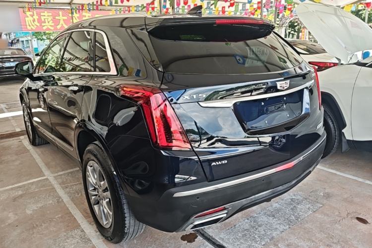 Used Cadillac XT5 2021 2.0T Four-Wheel Drive Luxury Version Rear Left 45 Deg