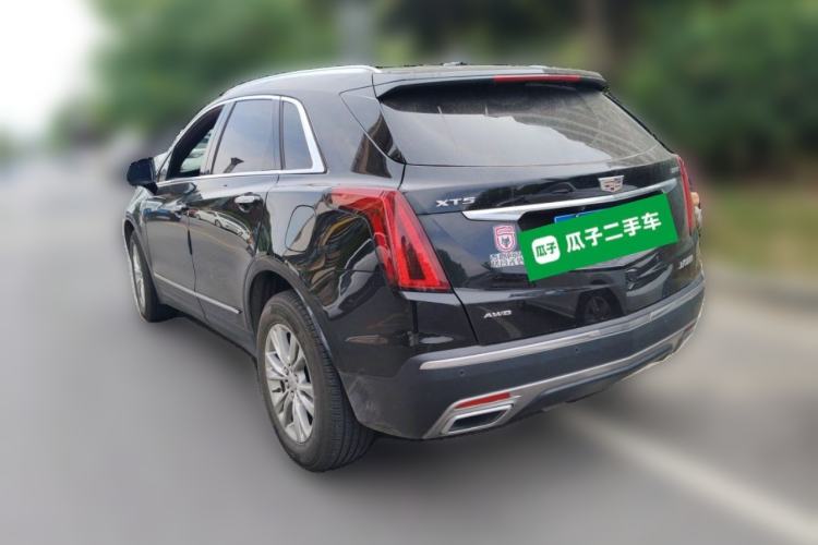 Used Cadillac XT5 2021 2.0T Four-Wheel Drive Luxury Version Rear Left 45 Deg