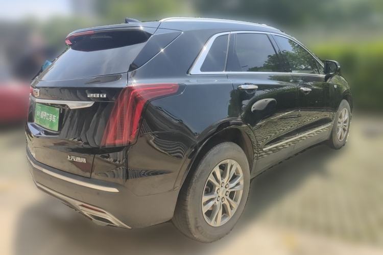 Used Cadillac XT5 2021 28T Four-Wheel Drive Luxury Version Rear Right 45 Deg