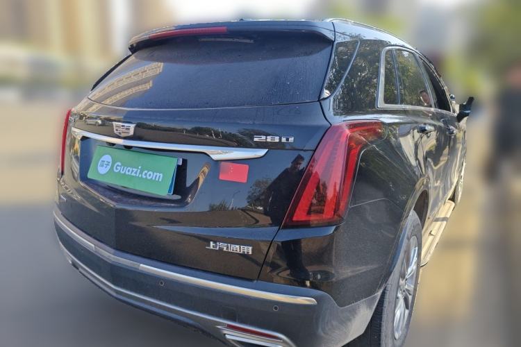Used Cadillac XT5 2021 28T Four-Wheel Drive Luxury Version Rear Right 45 Deg