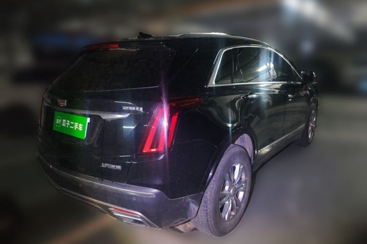 Used Cadillac XT5 2021 2.0T Four-Wheel Drive Luxury Version Rear Right 45 Deg