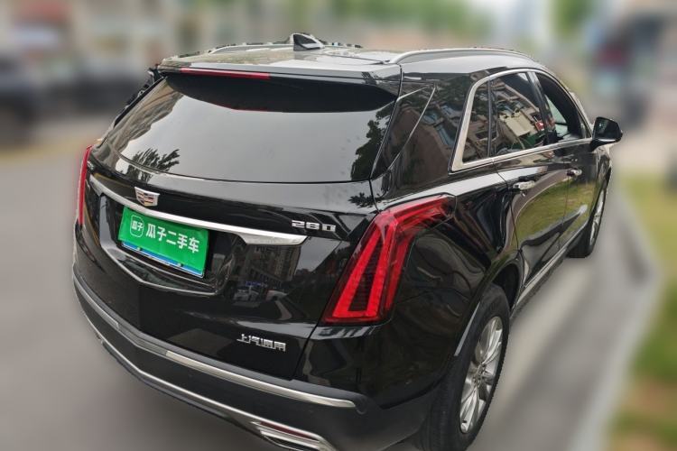 Used Cadillac XT5 2021 2.0T Two-Wheel Drive Luxury Version Rear Right 45 Deg