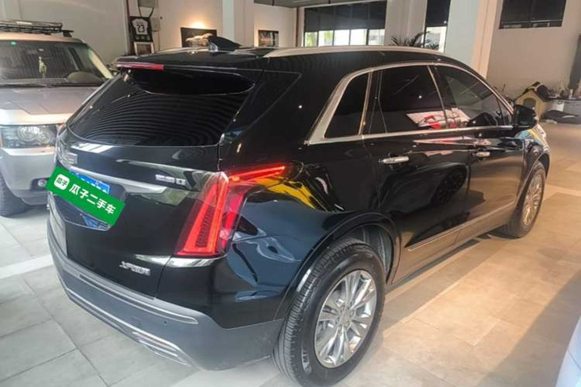 Used Cadillac XT5 2021 2.0T Four-Wheel Drive Luxury Version Rear Right 45 Deg