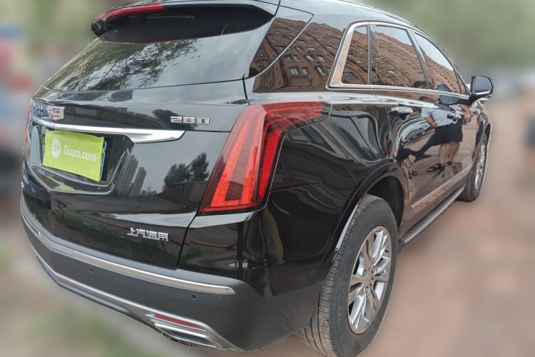 Used Cadillac XT5 2021 28T Four-Wheel Drive Luxury Version Rear Right 45 Deg
