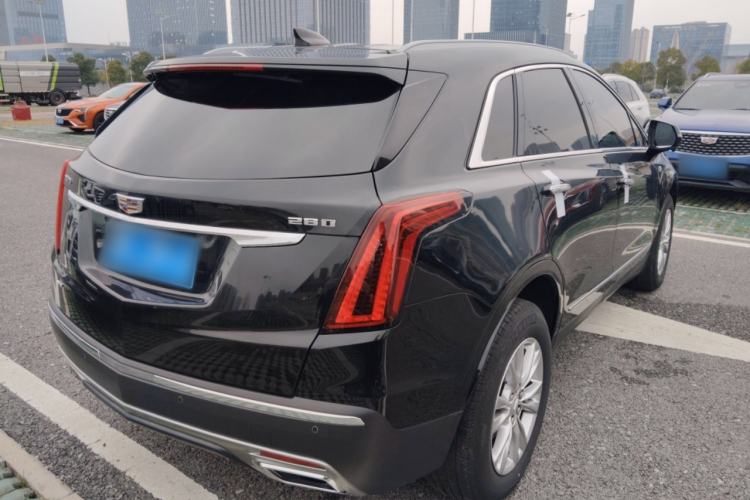 Used Cadillac XT5 2021 2.0T Two-Wheel Drive Luxury Version Rear Right 45 Deg