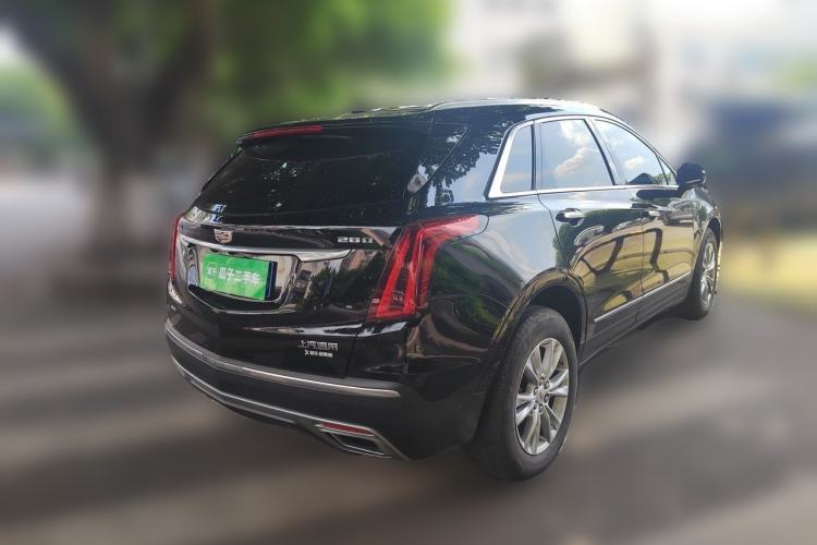Used Cadillac XT5 2021 2.0T Four-Wheel Drive Luxury Version Rear Right 45 Deg