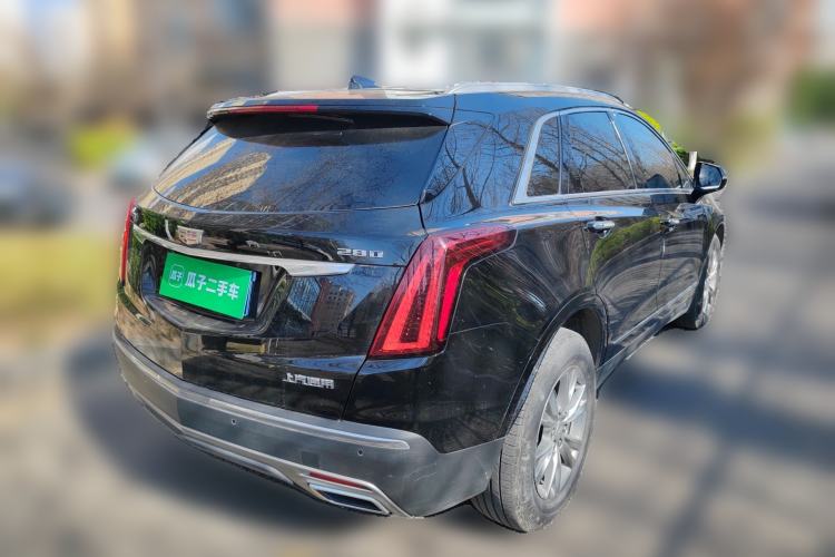 Used Cadillac XT5 2021 2.0T Two-Wheel Drive Luxury Version Rear Right 45 Deg