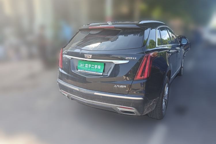 Used Cadillac XT5 2021 2.0T Two-Wheel Drive Luxury Version Rear Right 45 Deg