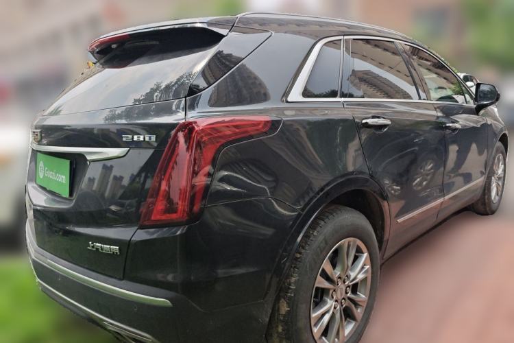 Used Cadillac XT5 2021 2.0T Two-Wheel Drive Luxury Version Rear Right 45 Deg