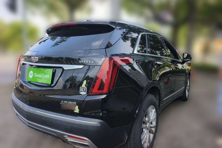 Used Cadillac XT5 2021 2.0T Four-Wheel Drive Luxury Version Rear Right 45 Deg