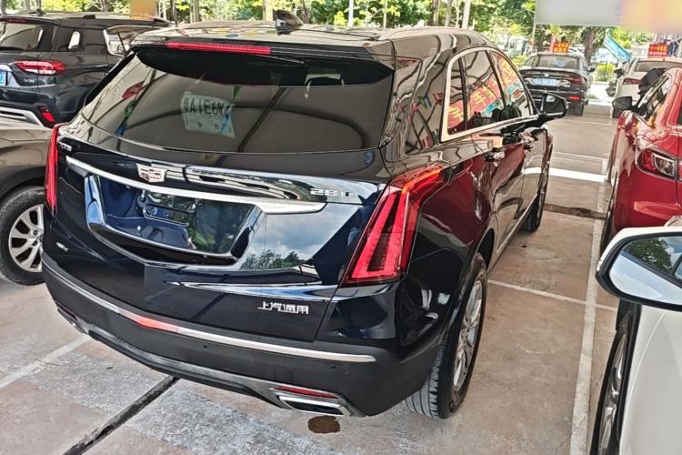 Used Cadillac XT5 2021 2.0T Four-Wheel Drive Luxury Version Rear Right 45 Deg