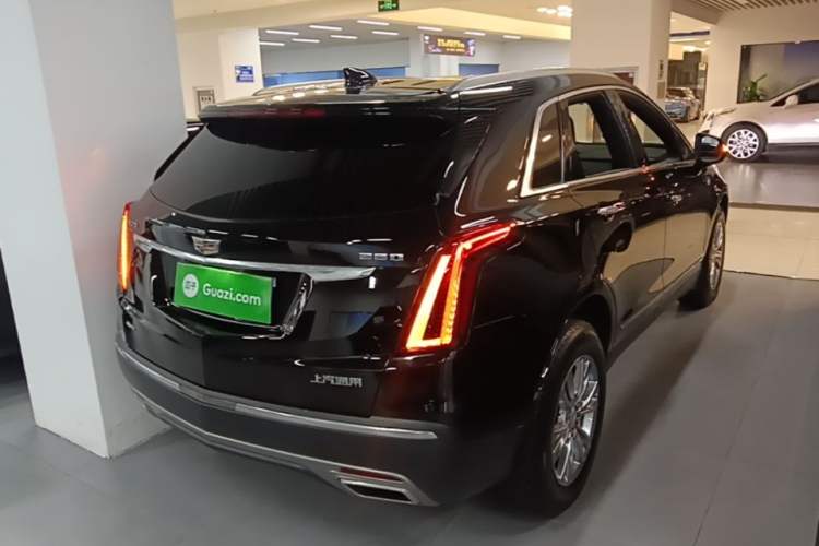 Used Cadillac XT5 2021 2.0T Four-Wheel Drive Luxury Version Rear Right 45 Deg