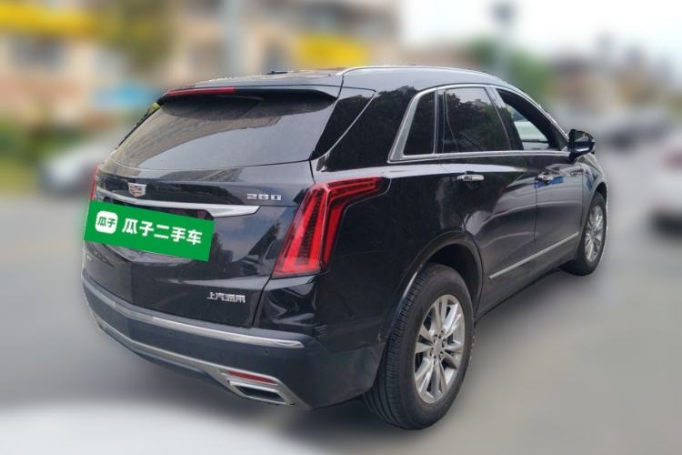 Used Cadillac XT5 2021 2.0T Four-Wheel Drive Luxury Version Rear Right 45 Deg