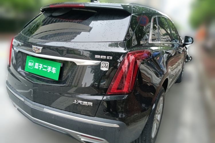 Used Cadillac XT5 2021 2.0T Two-Wheel Drive Luxury Version Rear Right 45 Deg