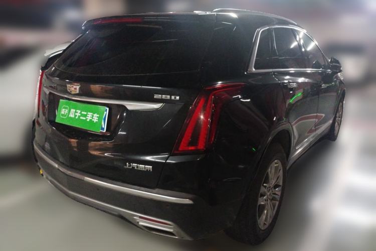 Used Cadillac XT5 2021 2.0T Two-Wheel Drive Luxury Version Rear Right 45 Deg
