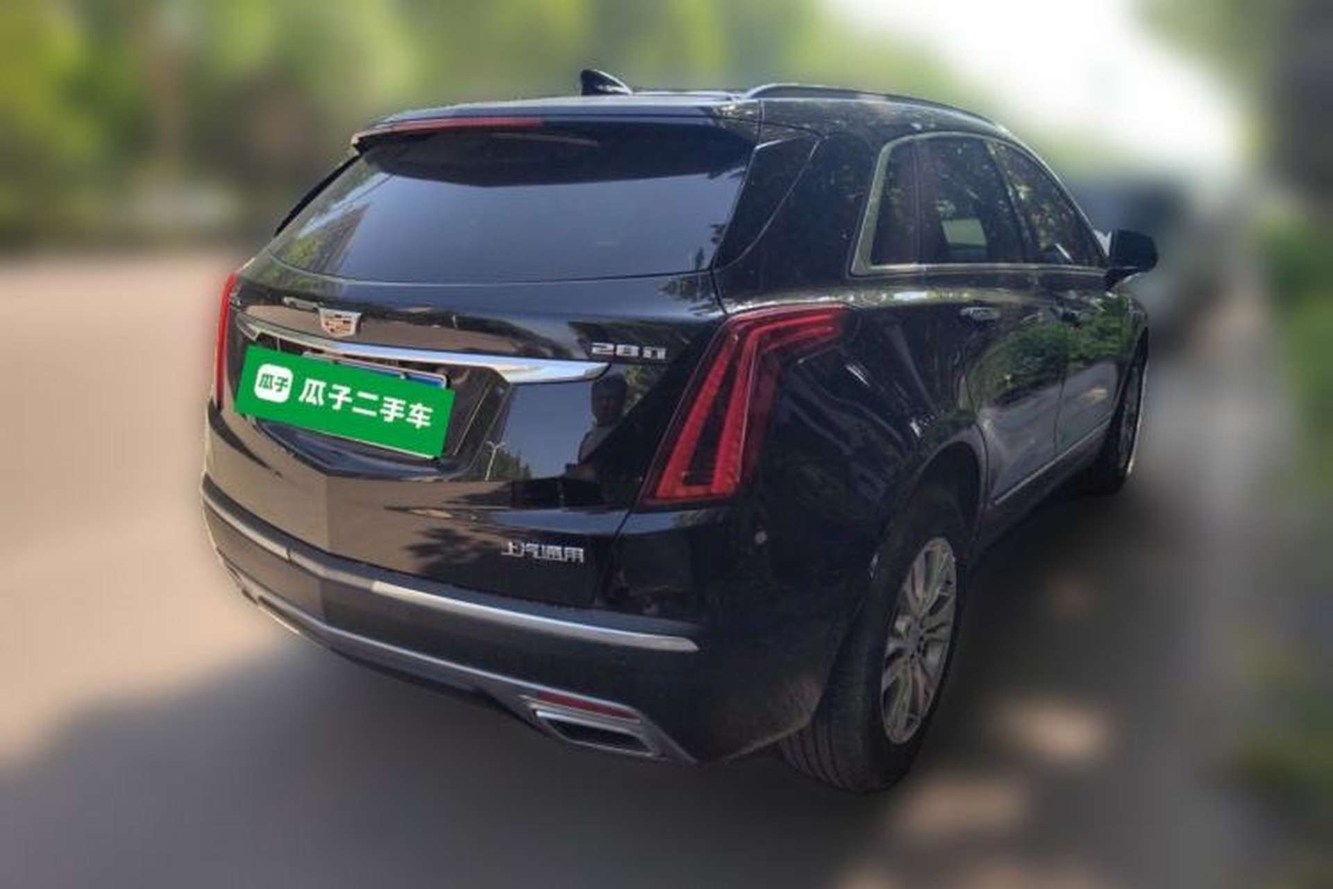 Used Cadillac XT5 2021 2.0T Two-Wheel Drive Luxury Version Rear Right 45 Deg