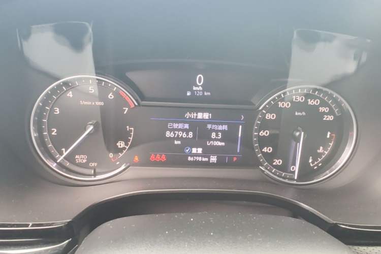 Used Cadillac XT5 2021 2.0T Four-Wheel Drive Luxury Version Instrument Cluster