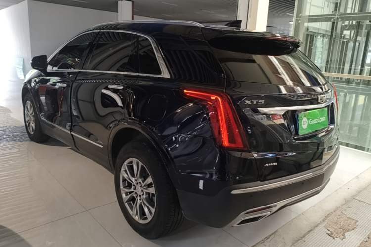Used Cadillac XT5 2021 28T Four-Wheel Drive Luxury Version Rear Left 45 Deg