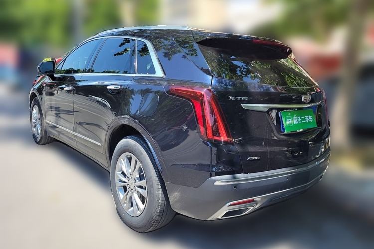 Used Cadillac XT5 2021 28T Four-Wheel Drive Luxury Version Rear Left 45 Deg