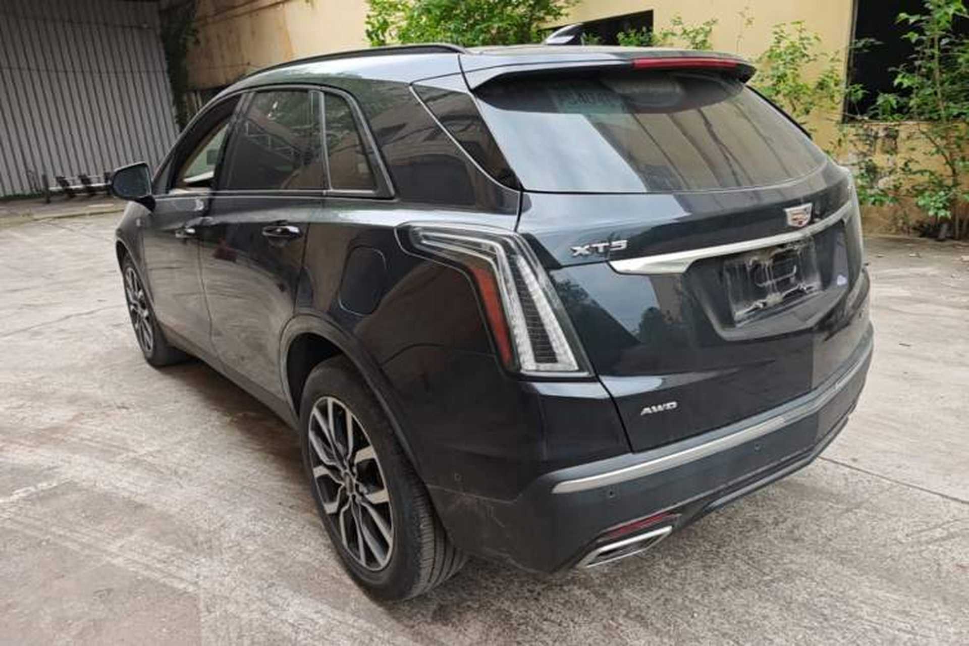 Used Cadillac XT5 2021 2.0T Four-Wheel-Drive Platinum Edition Rear Left 45 Deg