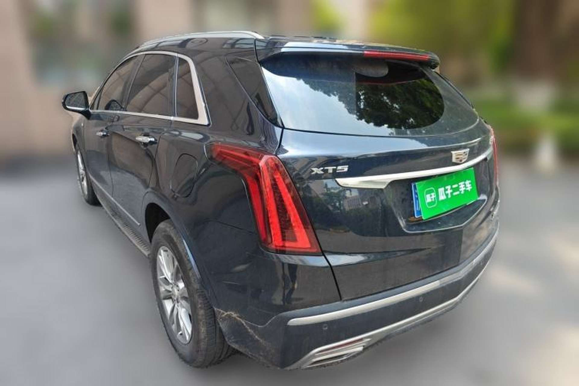 Used Cadillac XT5 2021 2.0T Two-Wheel Drive Luxury Version Rear Left 45 Deg