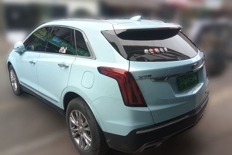 Used Cadillac XT5 2021 2.0T Two-Wheel Drive Luxury Version Rear Left 45 Deg